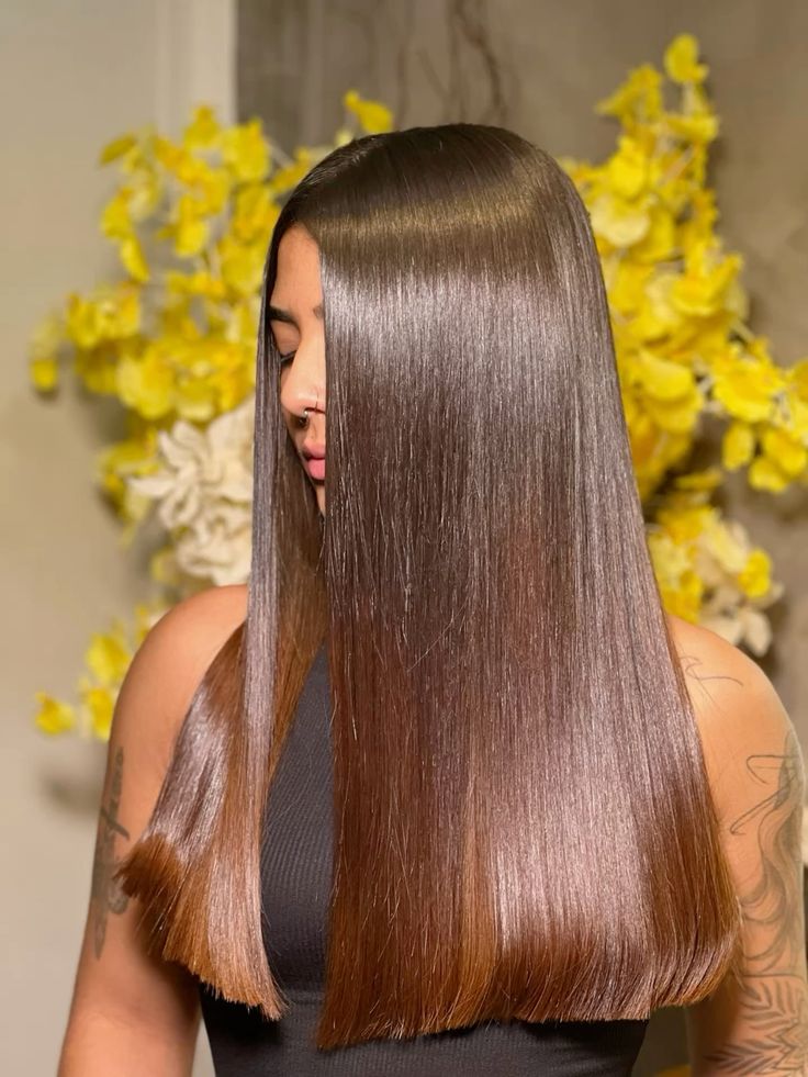 Straightening Hair Style